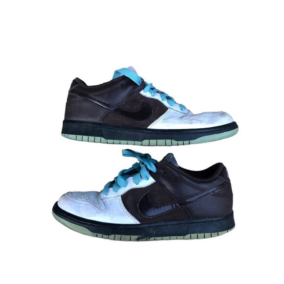 Vintage 2008 Nike Dunk Low 'White Baroque Brown' Size 6 - Picture 10 of 16